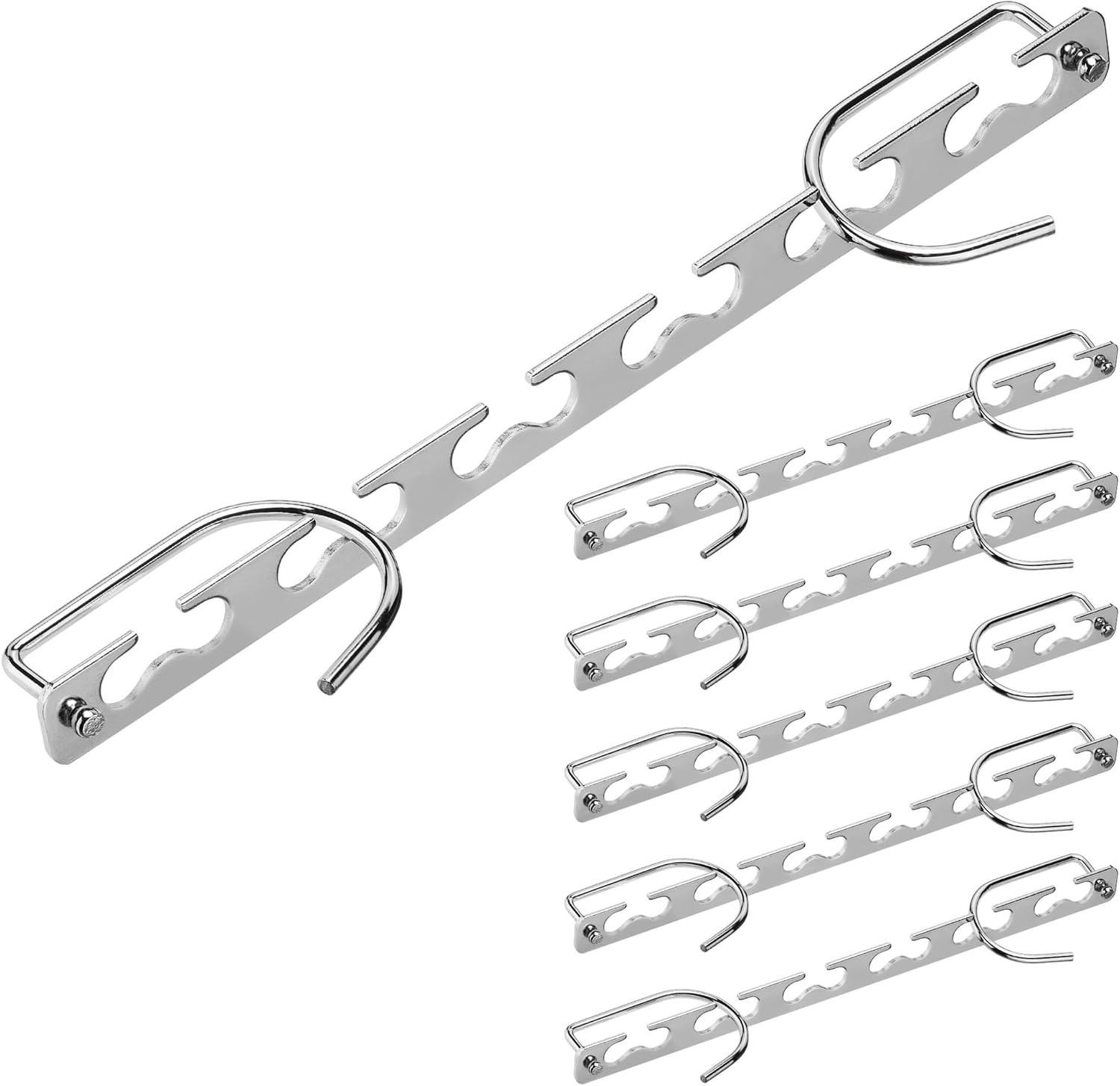 Platzsparende Kleiderbügel Aus Metall – Mehrere Kleiderbügel – 6-in-1-kleiderbügel – Auch Für Röcke Und Hosen Geeignet – Schrank-organizer