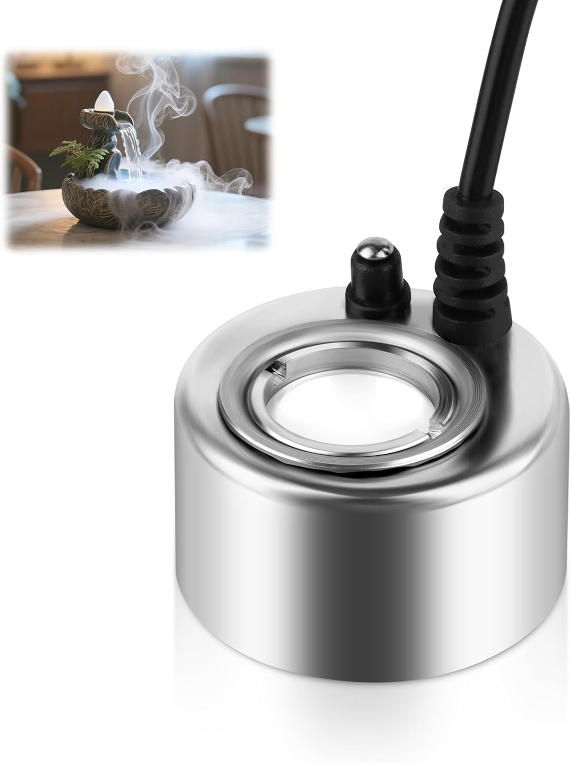 Mini-ultraschall-nebelmaschine, Metall-nebelmaschine, Luftbefeuchter – Perfekt, Für Brunnen, Teich, Nebeldekoration