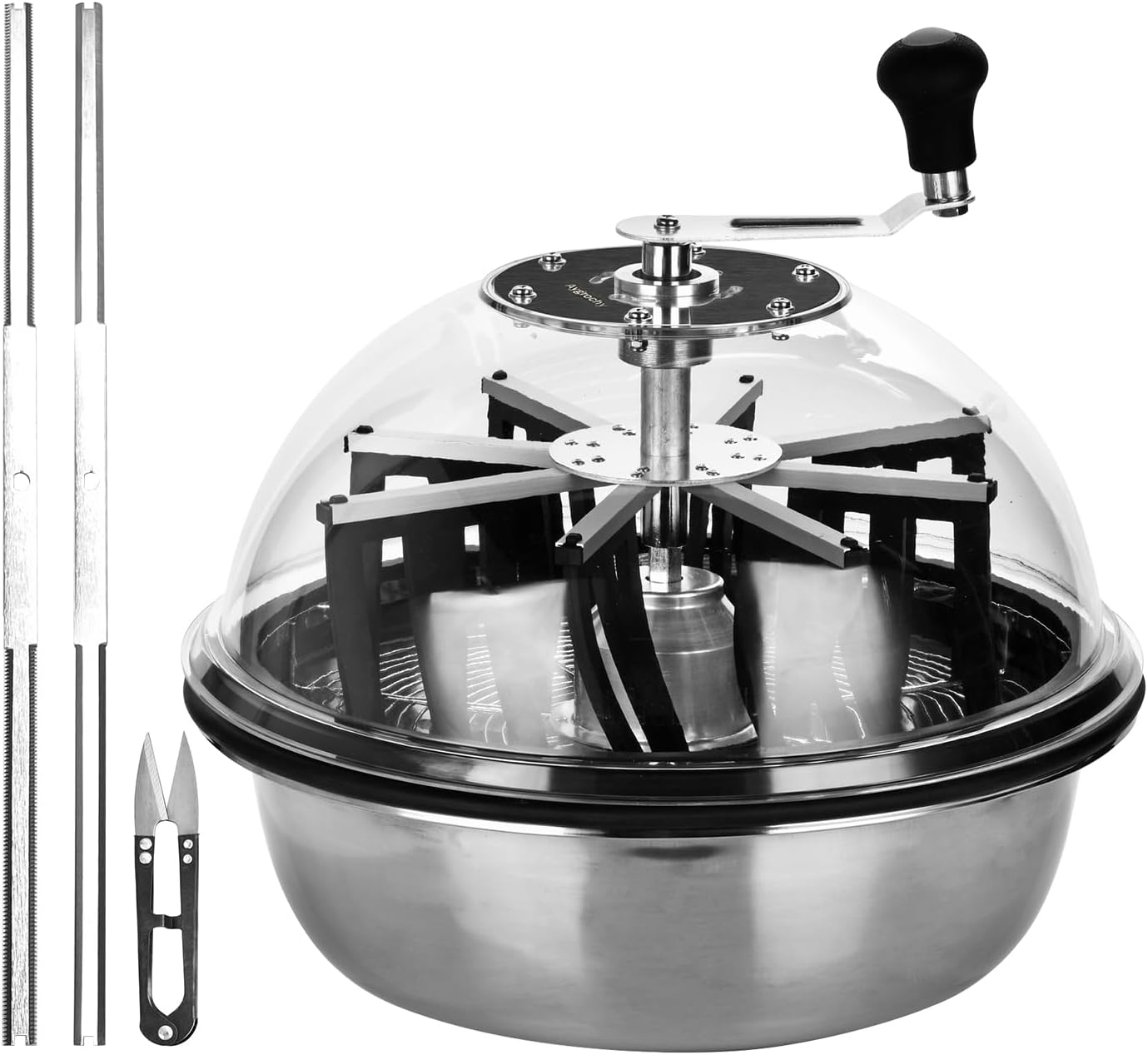 Manueller Blattschneider, Entknospen- Und Blütenentferner Mit Verbessertem Getriebe, Scharf, Silberfarben, 42 Cm Durchmesser