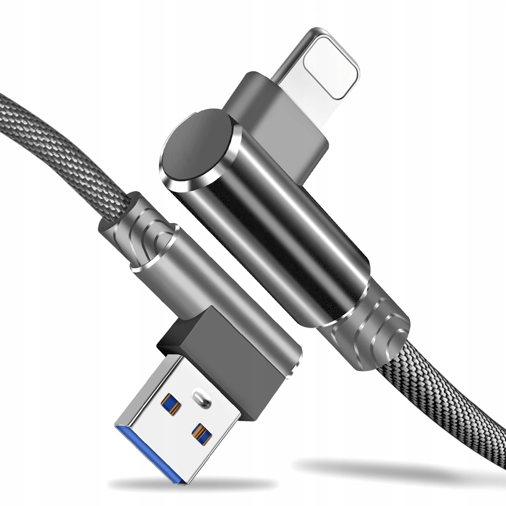 Koanni Kb19gray Schnellladekabel 90° Abgewinkt Für Iphone