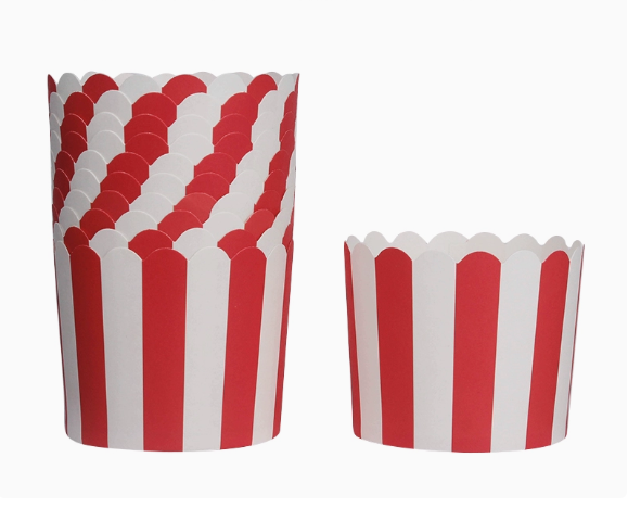 50 Stück Papier-muffinförmchen, Papier-cupcake-förmchen, Muffinförmchen, Für Partys, Geburtstage, Hochzeiten, Bonbonrot