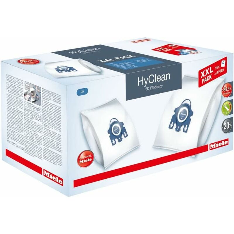 Staubsauger 16 Stück Für Miele Gn Airclean 3d-effizienz-staubbeutel Ersetzen Miele Gn Staubsauger-staubbeutelteil – Nicht Originalverpackt