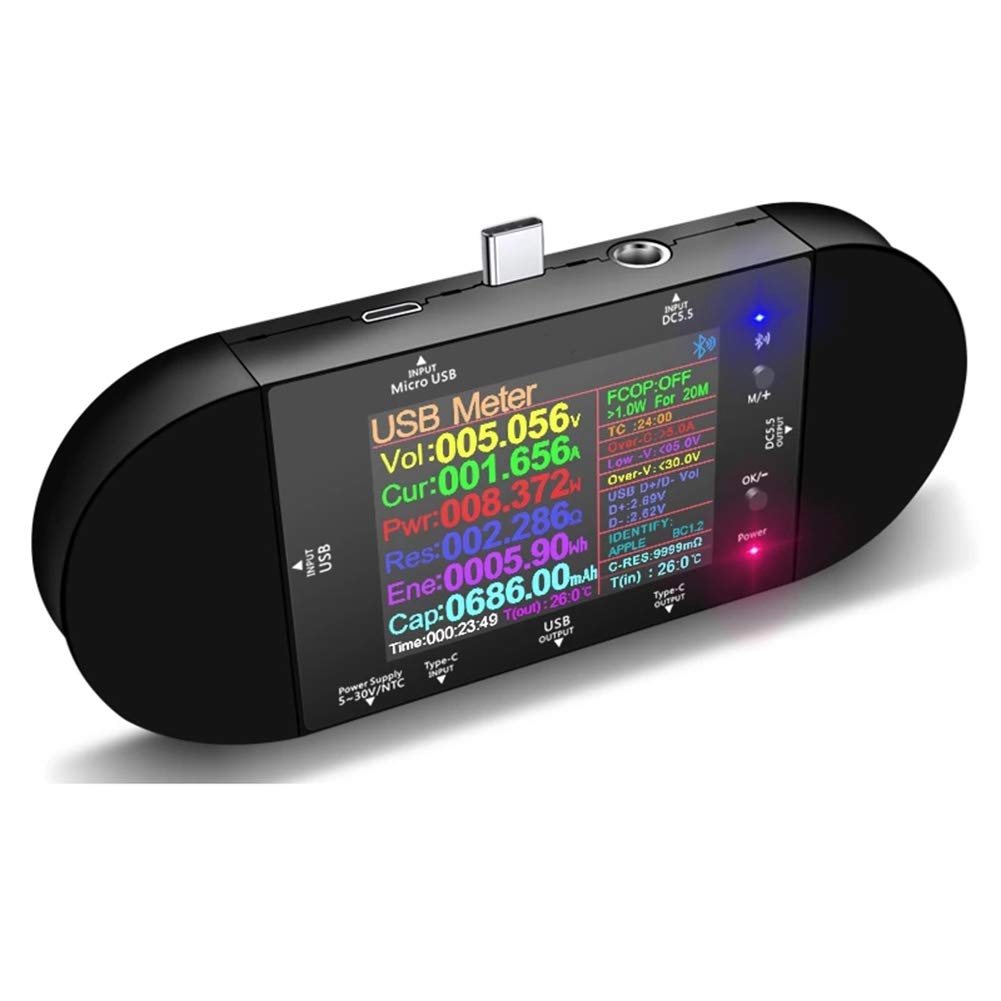 Ud24 Dc Usb Typ-c Tester Digital Voltmeter Amperemeter Spannungsdetektor Für Huawei Xiaomi Pd Schnellladung