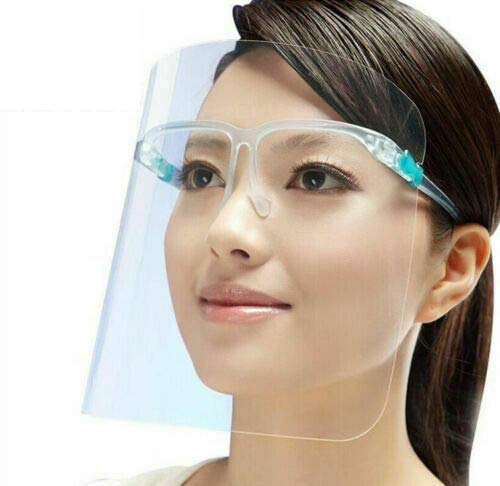 Components Sicherheits-gesichtsvisier, 5er-pack, Vollständiger Schutz, Spritzwassergeschützt, Beschlagfrei, Leicht, Verstellbar, Klar, Unisex