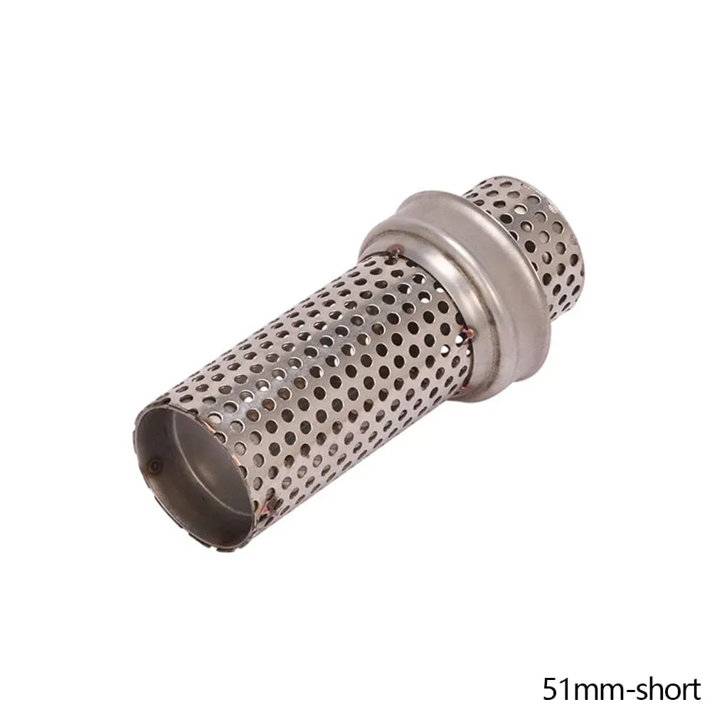 Universeller Slip-on-motorradauspuff 51 Mm 60,5 Mm Mit Db-killer, Katalysator, Schalldämpfer, Geräuschreduzierung, Abgasstromoptimierung, Moto Escape Schalldämpfer 00766