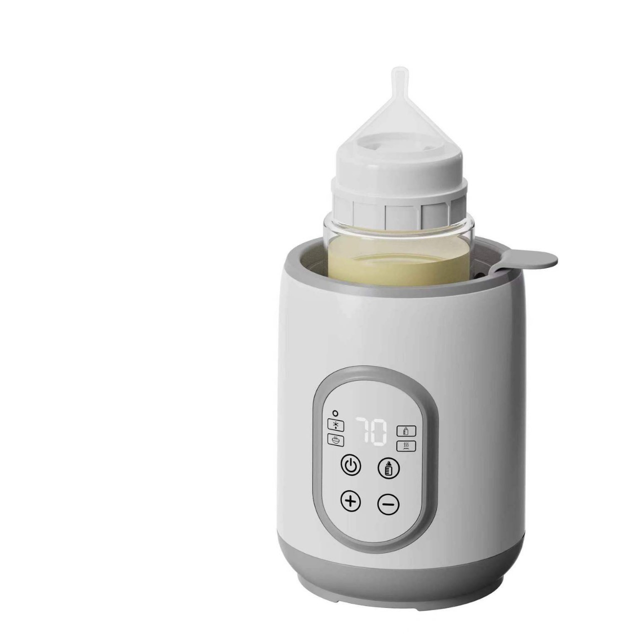8-in-1-schnellflaschenwärmer, Babymilchwärmer, Tragbarer Babyflaschenwärmer Mit Timer, Automatische Abschaltung, Schnelles Erhitzen Und Auftauen Von Babynahrung, Erwärmen Und