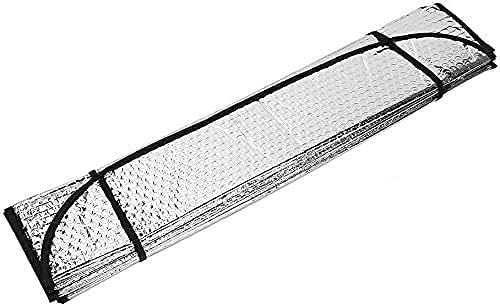 Für Universellen Auto-sonnenschutz 130 X 60 Cm, Faltbar Mit 2 Saugnäpfen Und 2 Riemen.
