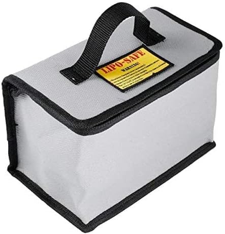 Flammhemmende, Explosionsgeschützte Lipo-akku-sicherheitstasche, Lipo-akku-schutz-schutztasche Zum Laden Von Lipo-akkus (maß 215 X 155 X 115)