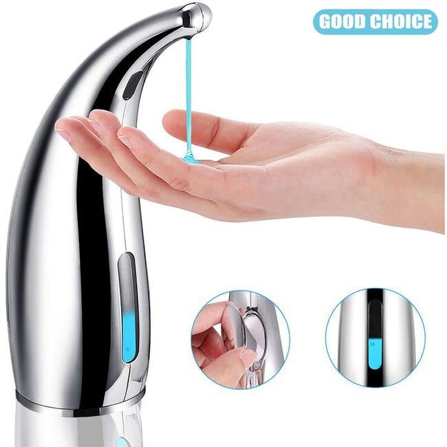 Seifenspender, Ohjijinn Discount 300 Ml Automatischer Seifenspender – Berührungsloses Infrarot-seifenspender-tablett