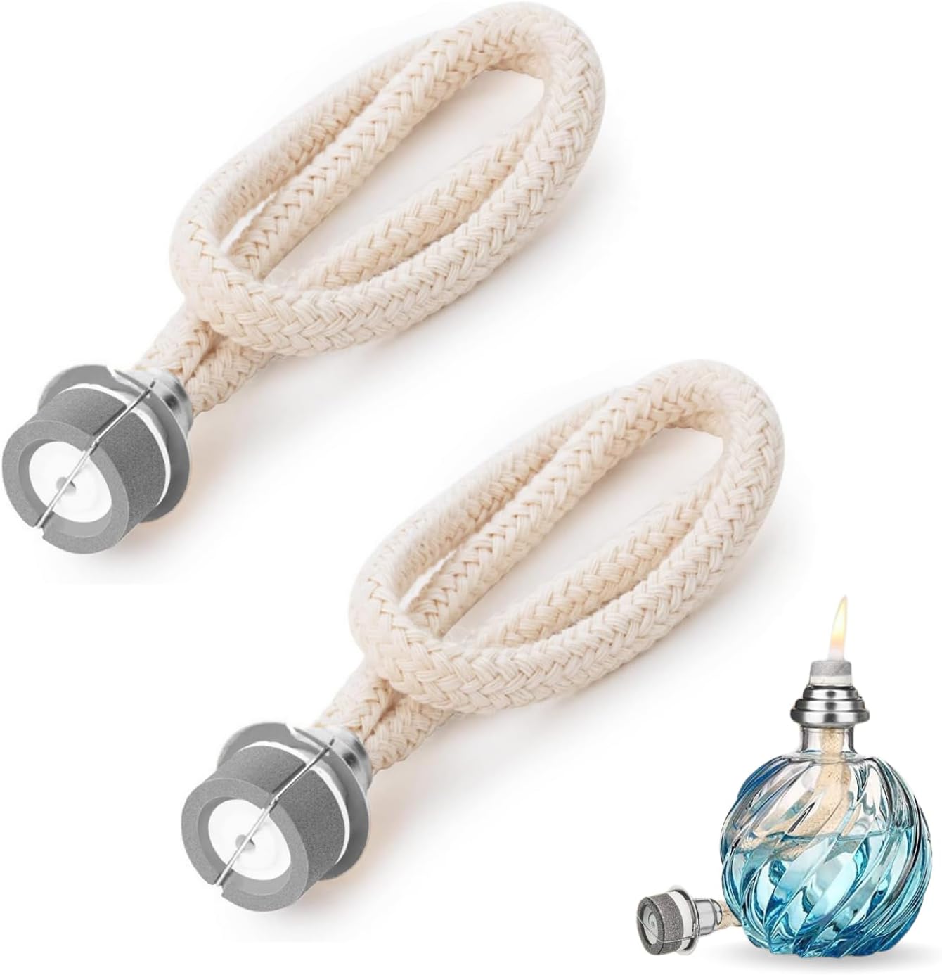 Lampe Berger Dochte Für Öllampen, Zubehör Für Katalytische Brenner Mit Luftregulierung Zur Aromatherapie Und Verbesserung Der Raumluft (silber)