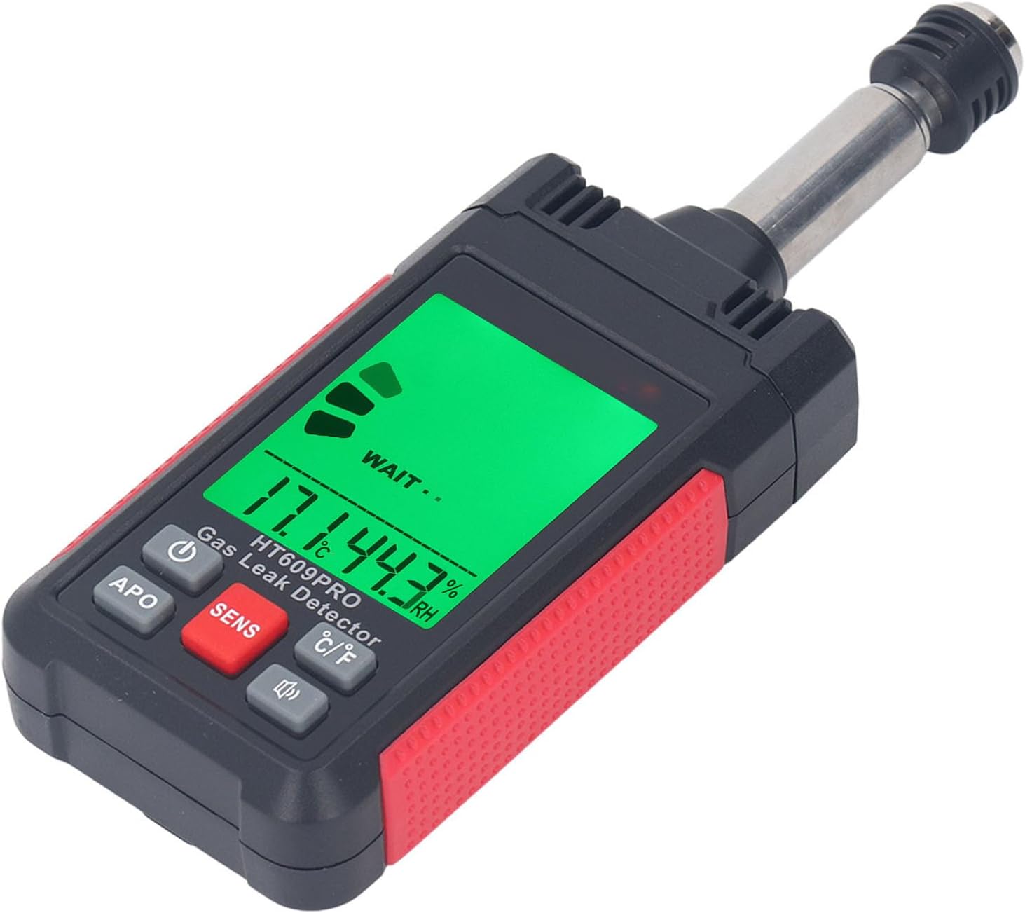 Tragbarer Detektor Für Brennbare Gase, Gaslecktester Mit Geringem Verbrauch Und Doppelalarm Für Die Sicherheit Zu Hause, Abs-material