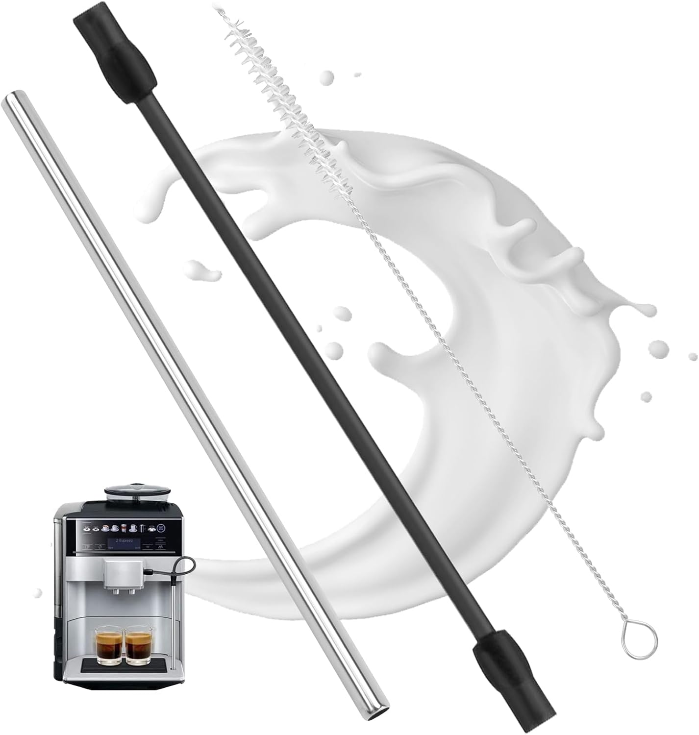 Ersetzen Sie Den Milchschlauch Ihrer Siemens Eq6 Kaffeemaschine Ganz Einfach Durch Unser Hochwertiges Milchschlauch-set Dieses Komplettpaket Enthält Einen Langlebigen Milchschlauch, Einen Rostfreien
