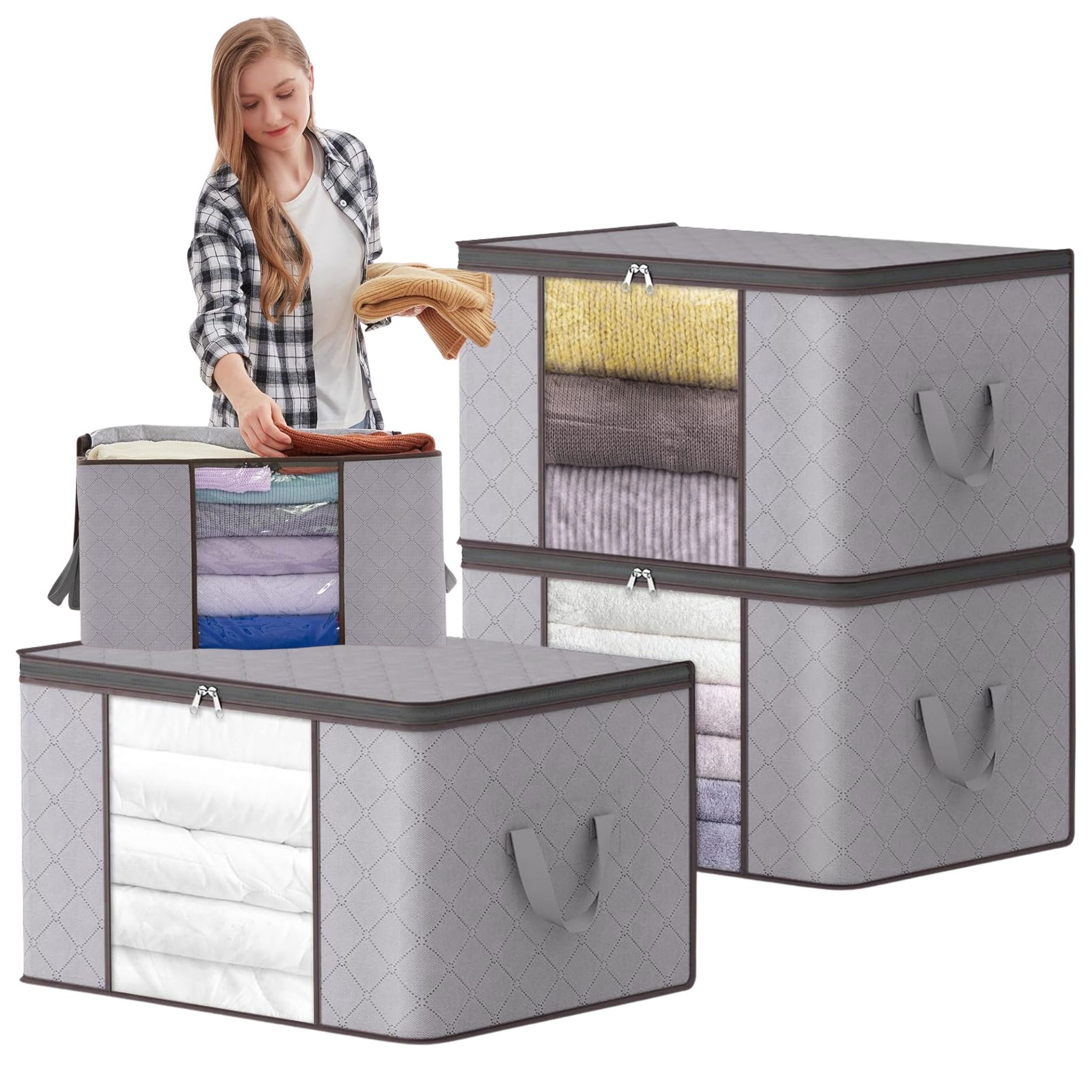 Kleiderorganizer, Quilts Für Den Kleiderschrank, 3-teilig.