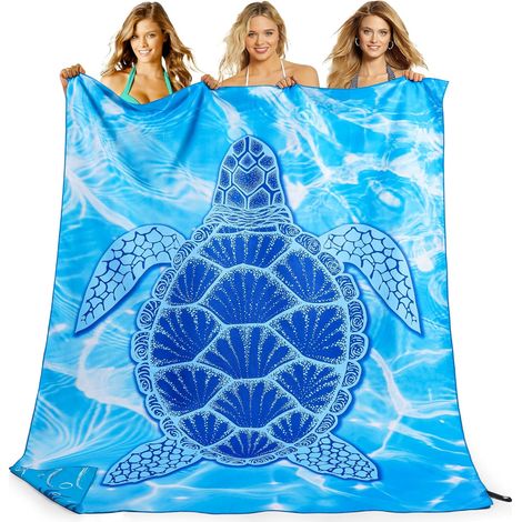 Strandtuch 90 X 180 Cm, Großes, Schnell Trocknendes Mikrofaser-handtuch, Anti-sand-badetuch, Stranddecke Für Damen