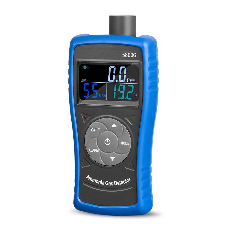 Tragbarer Ammoniak-gasdetektor, 5800 G Usb Wiederaufladbarer Nh3-gasmonitor Mit Akustischem Und Visuellem Alarm, 0–100 Ppm Mit 0,1 Ppm Auflösung Für Bauernhof, Schwein Und Vieh