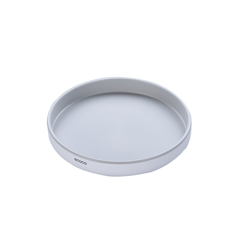 Drehteller-organizer 30 Cm, Gewürzhalter, Küchendrehteller, Drehbarer Organizer Für Gewürze Und Backzutaten (30 Cm, 1 Stück, Grau)