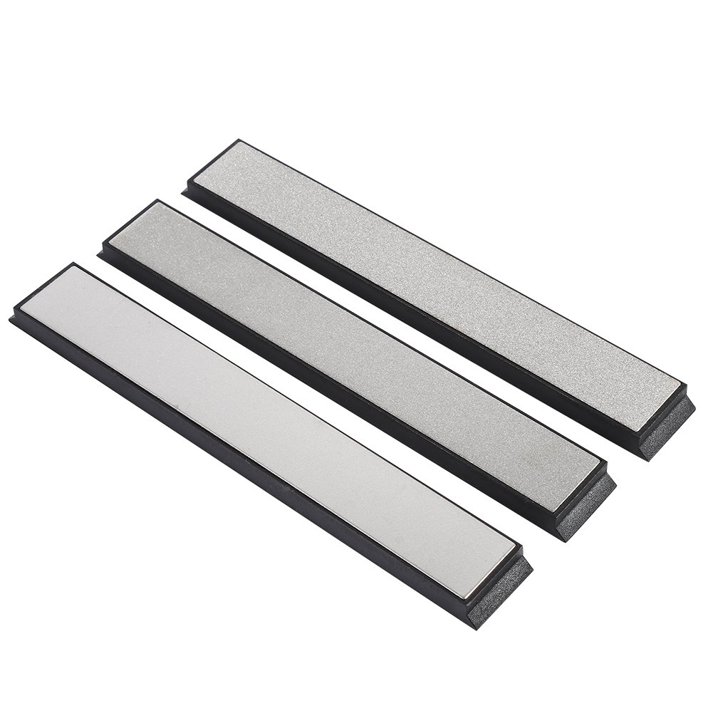 Schleifstein-set Mit 3 Stück, Schleifstein Mit Diamant-schleifstein Zum Schärfen Von Küchenutensilien, Messern, Scheren Usw., Körnung 240/600/1000