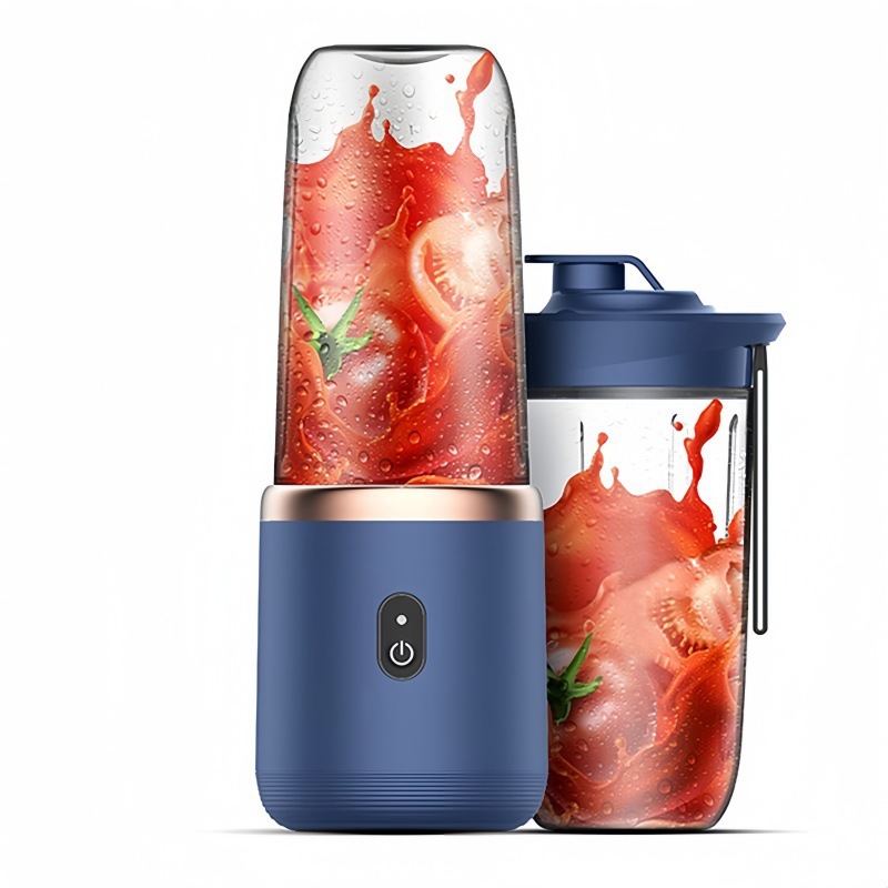 Tragbarer Mixer, Tgkyk 400 Ml Smoothie-mixer Mit Tassen, Bürsten Und 6 Klingen, Tragbarer Mixer, Mini-smoothie-mixer Für Die Zubereitung Von Milchshakes, Fruchtsäften, Smoothies