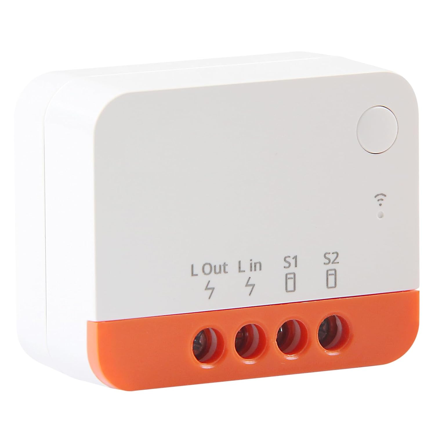 Minir4 Wlan-funkschalter, 2-wege-mikromodul-smart-schalter, Relais-modus Abtrennen, App-steuerung, Mini-smart-schalter Kompatibel Mit Alexa, Google Home, 10 A/2200 W