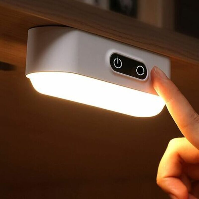 Led-schranklampe, Dimmbar, Wiederaufladbar, 2000 Mah, Kabellos, Led-lichtleiste Mit 5 Lichtfarben Für Kleiderschrank, Schrank, Küche