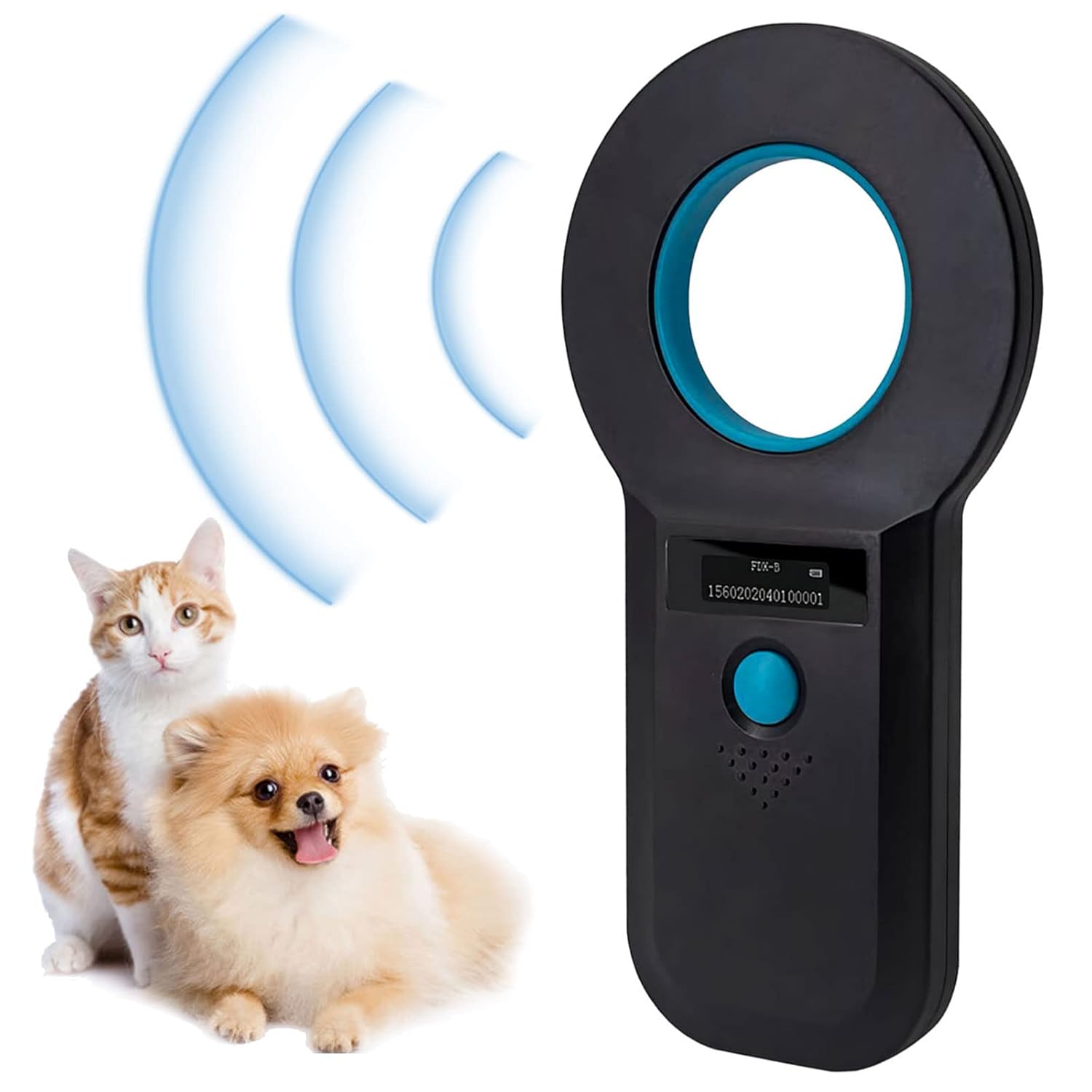 Tier-mikrochip-lesegerät, Mikrochip-detektor, Mikrochip-lesegerät Für Rfid-scanner, 134,2 Khz/125 Khz, Tragbarer Mikrochip Mit Oled-display Für Iso11784/11785/fdx-b/emid-lesegeräte