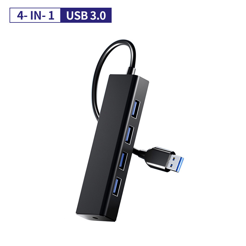Usb-hub, 4-port-adapter Multipresa Usb 3.0, 5 Gbit/s Usb-unterstützung Für Desktop, Laptop, Xbox, Flash-laufwerk, Festplatte, Konsole, Stampante, Pc, Tastiera, Hp, Dell