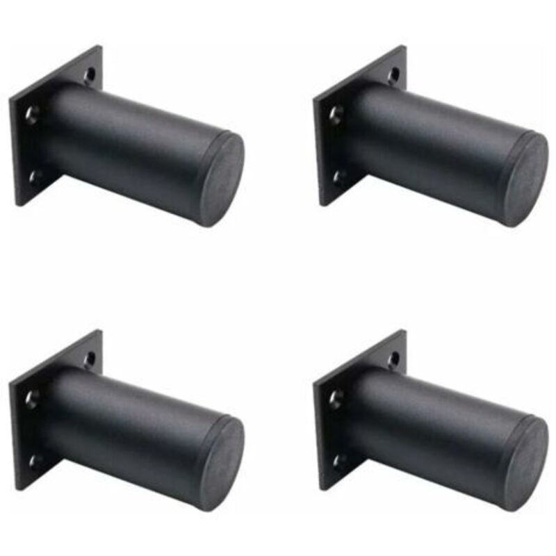 [niemals Verwendet] (silber) 4 Matte Aluminium-möbelfüße, 80 Mm, Tv-ständerfüße, Geeignet Für Couchtische, Schränke Und Sofastützen