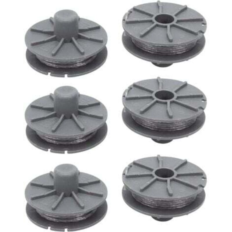 [niemals Verwendet] Trimmerfadenspule Für Gardena 5307-20 Freischneider, 1,65 Mm, 6,1 M Ersatz-trimmerfadenspule Für Gardena 5307 Easycut 400 Art. 8846, Comfortcut 450 Art. 8847, Powercut Art. 8848 (6