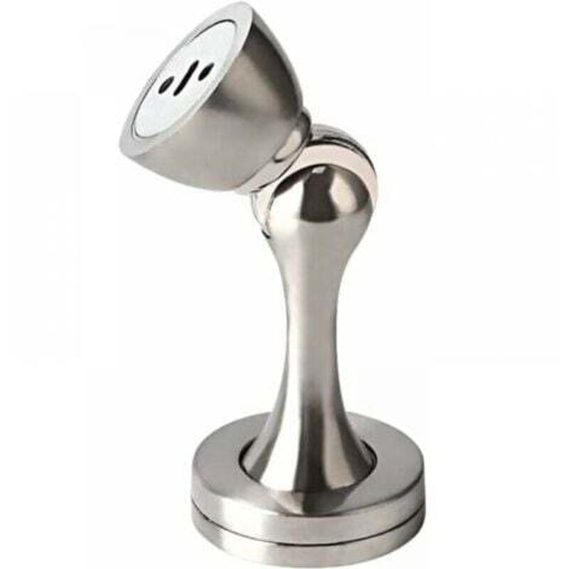 [niemals Verwendet] Magnetischer Türstopper – Wandmontage – Massives Metall – Starker Magnetischer Türstopper – Magnetischer Türstopper Für Zuhause Oder Büro – Silber, 100 Mm