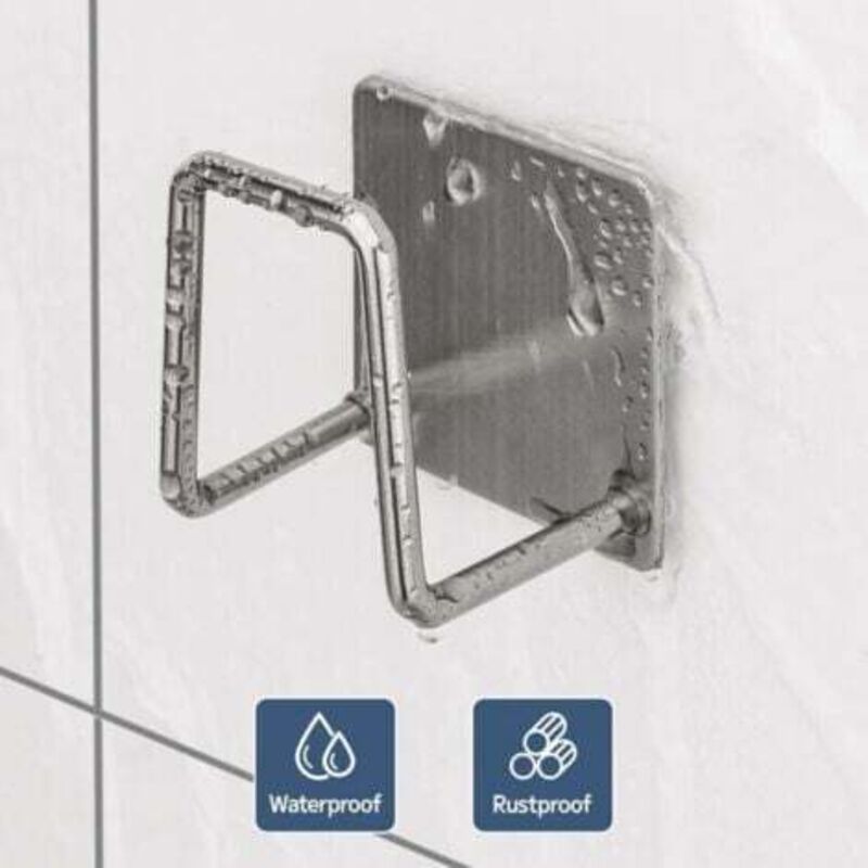 [niemals Verwendet] (2er-pack, Silber) Schwammhalter – Haken Aus Edelstahl 304, Selbstklebend – Spülbeckenzubehör – Klebehaken, Aufbewahrung Für Küche Und Bad