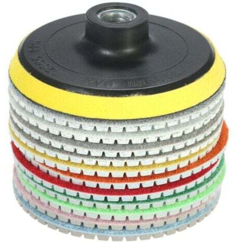 [niemals Verwendet] Packung Mit 12 Diamant-nassschleifscheiben (100 Mm), Weiche Schleifscheibe