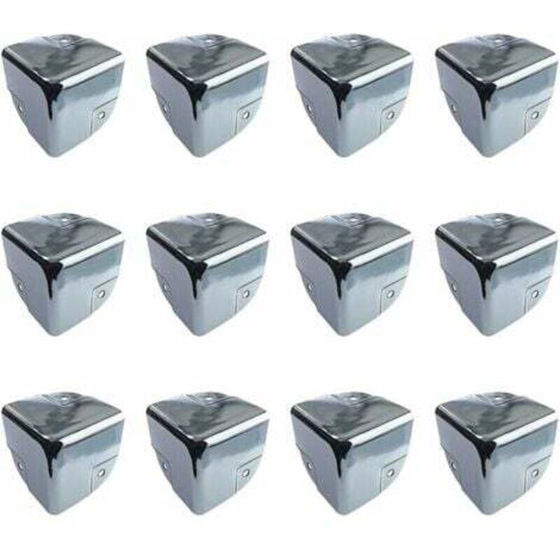[niemals Verwendet] Möbelschutz, Eckenschützer Aus Metall, Tischkantenschützer, 12 Stück, Kantenschutz Aus Metall, Eckenschützer Für Tische Und Scharfe Möbel