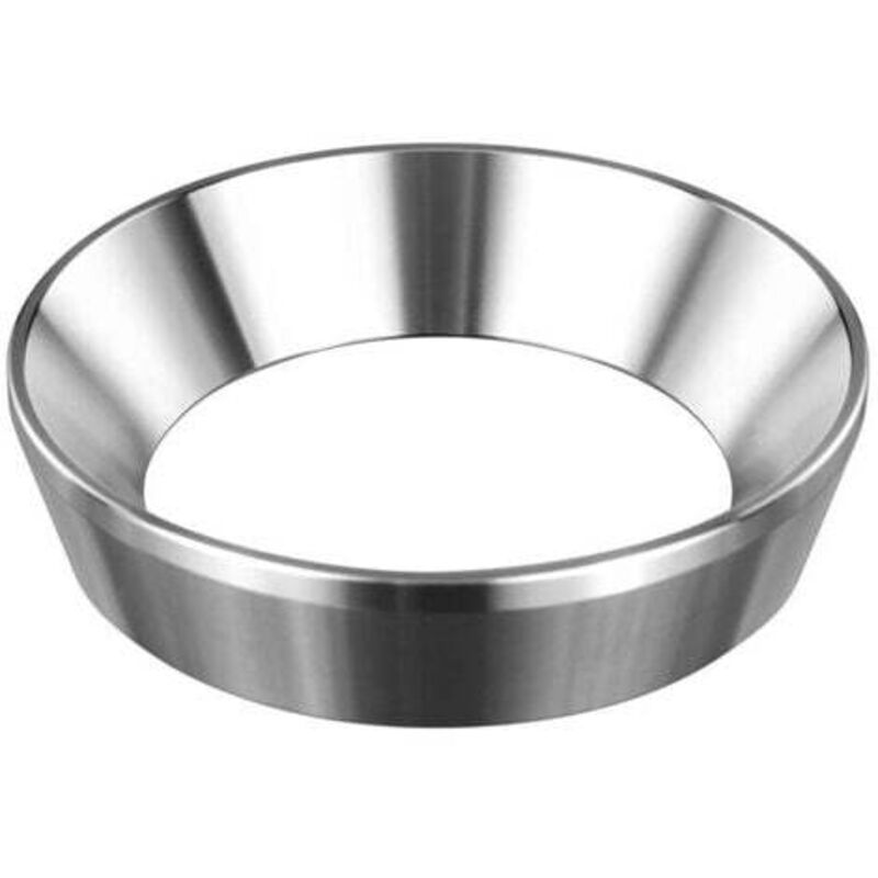 [niemals Verwendet] 51-tassen-edelstahl-wasserpulverring / Tragbarer, Auslaufsicherer Pulverspender-trichter Für Kaffeemaschinenzubehör
