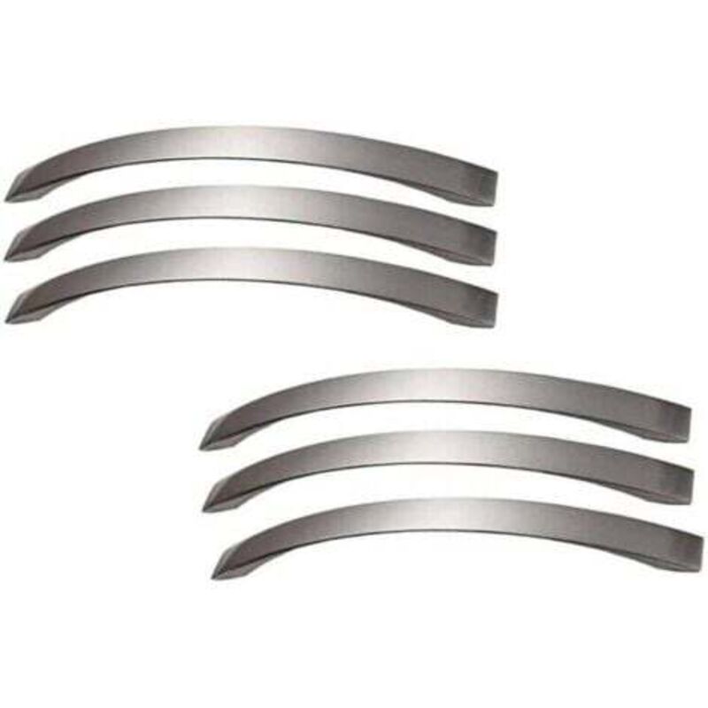 [niemals Verwendet] Set Mit 6 Küchenschrankgriffen, Küchengriffe Aus Gebürsteter Aluminiumlegierung, Geeignet Für Schränke, Schubladen, Kleiderschränke (128 Mm Lochabstand)
