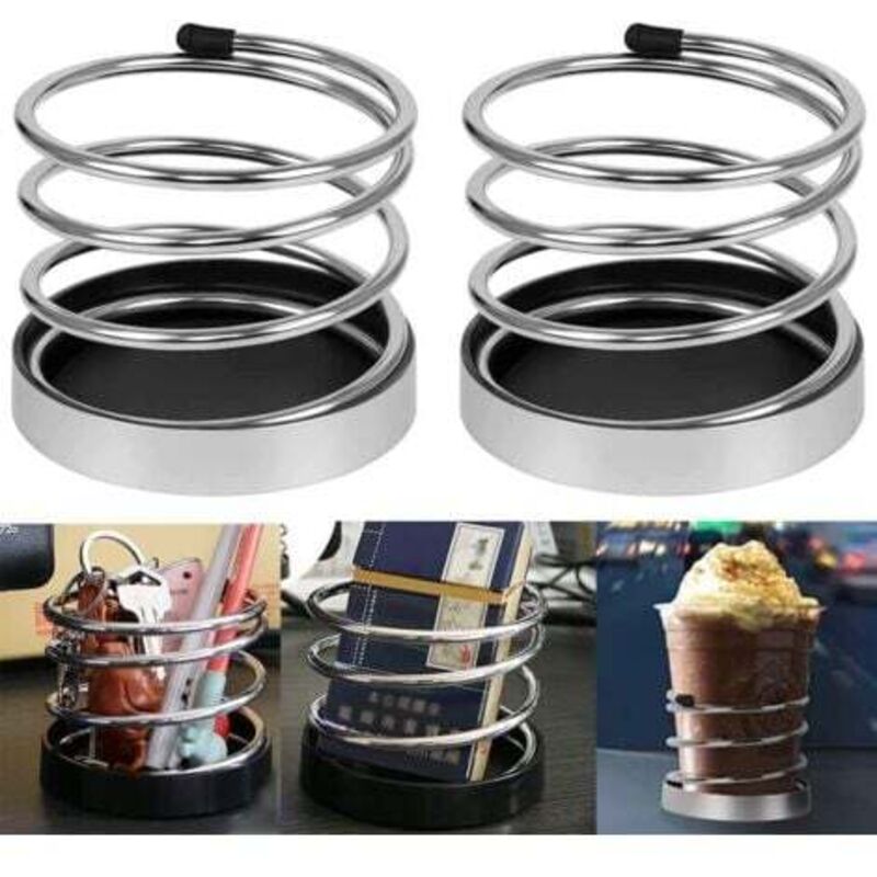 [niemals Verwendet] 2er-pack Getränkehalter Fürs Auto, Wasserbecherhalter Fürs Auto, Becherhalter Fürs Auto, Universal-becherhalter Aus Edelstahl, Für Wasserbecher Und Kaffeebecher