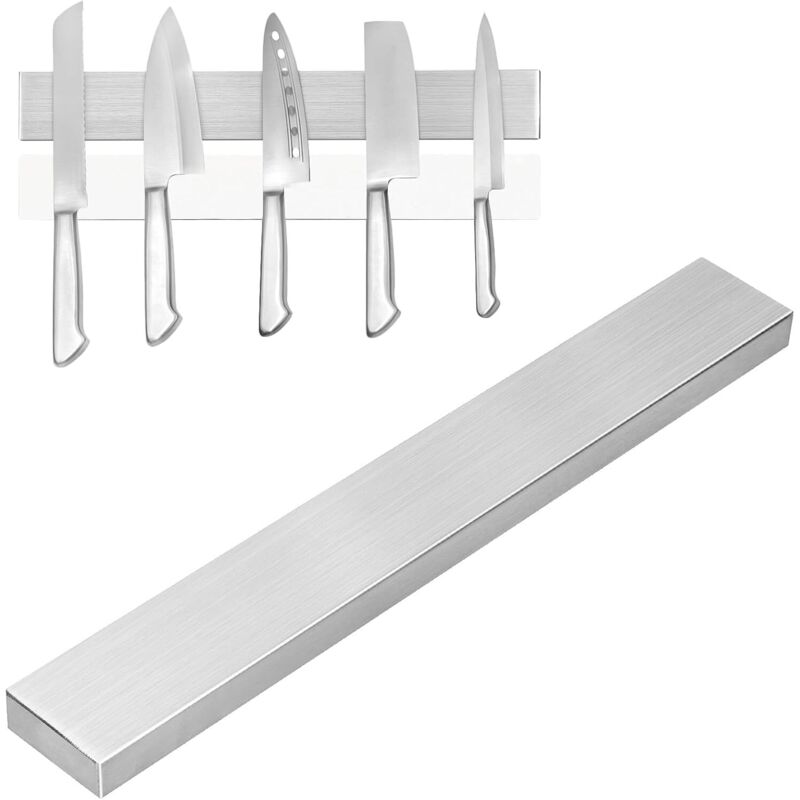 [niemals Verwendet] 30 Cm Magnetischer Messerhalter, Magnetstreifen Für Edelstahlmesser, Wandmontierte Magnetplatte, Kein Bohren Erforderlich, Supermagnet