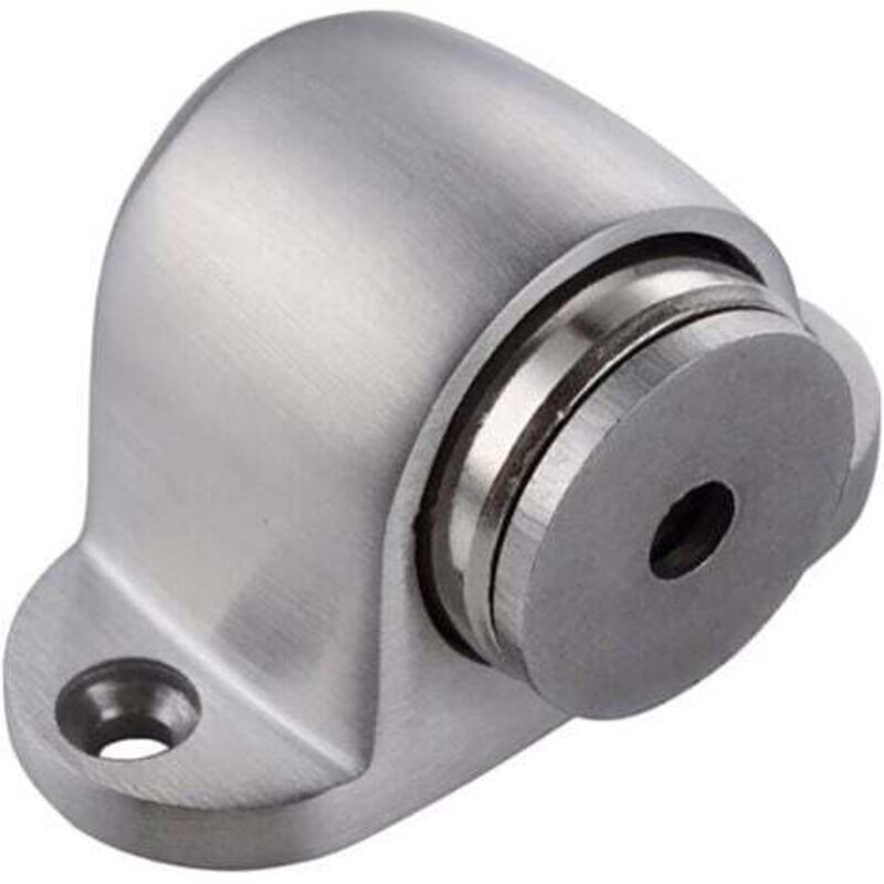 [niemals Verwendet] Magnetischer Türstopper, Gebürstetes Metall – Freistehend