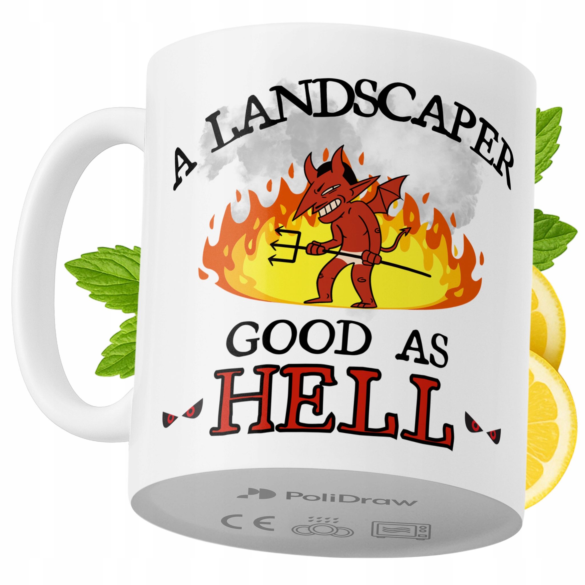 Lustige Tasse Für Landschaftsgärtner – Kaffee- Oder Teetasse Mit Witzigem Textdesign – Ideal Für Geburtstage, Namenstage, Feiertage Und Besondere Anlässe. Hochwertige Tasse Für Zuhause, Büro Und Arbei
