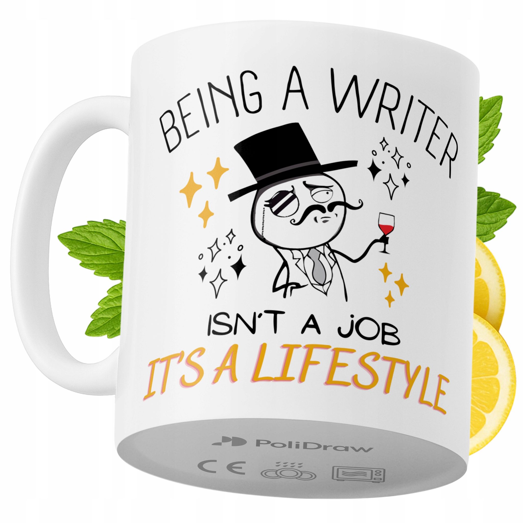 Lustige Kaffeetasse Für Schriftsteller Mit Witzigem Textdesign – Ideal Für Geburtstage, Namenstage, Feiertage Und Besondere Anlässe. Hochwertige Tasse Für Zuhause, Büro Und Arbeit. Farbe: Weiß, 330 Ml