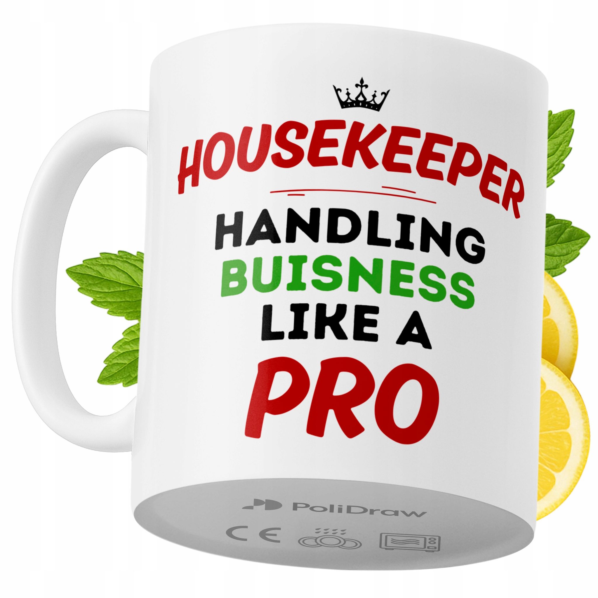 Lustige Kaffeetasse Mit Witzigem Textdesign – Ideal Für Haushälterinnen, Geburtstage, Namenstage Und Feiertage. Hochwertige Tasse Für Besondere Anlässe, Ob Zu Hause, Im Büro Oder Bei Der Arbeit. Farbe