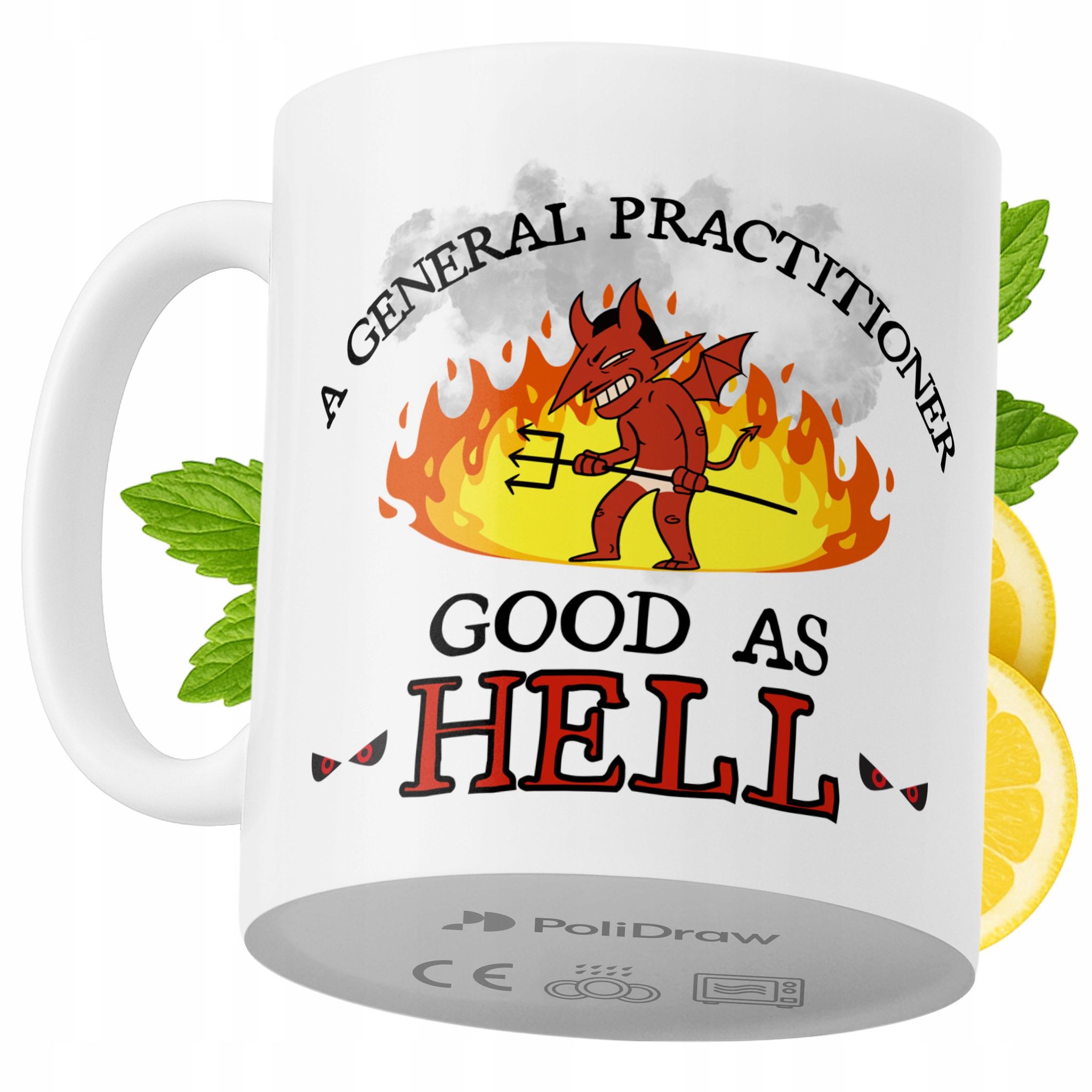 Lustige Kaffeetasse Mit Witzigem Textdesign Für Allgemeinmediziner – Ideal Für Geburtstage, Namenstage, Feiertage Und Besondere Anlässe. Hochwertige Tasse Für Zuhause, Büro Und Arbeit. Farbe: Weiß, 33