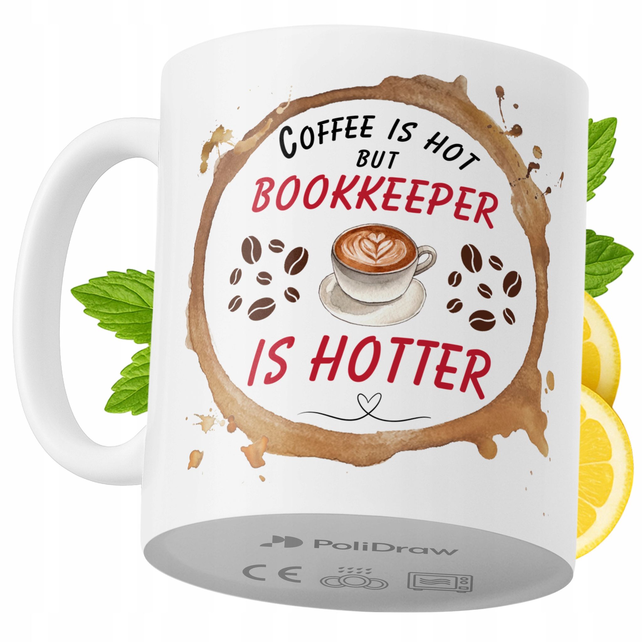 Lustige Kaffeetasse Mit Witzigem Textdesign Für Buchhalter – Ideal Für Geburtstage, Namenstage Und Feiertage. Hochwertige Tasse Für Besondere Anlässe Im Büro Oder Homeoffice. Farbe: Weiß, 330 Ml.