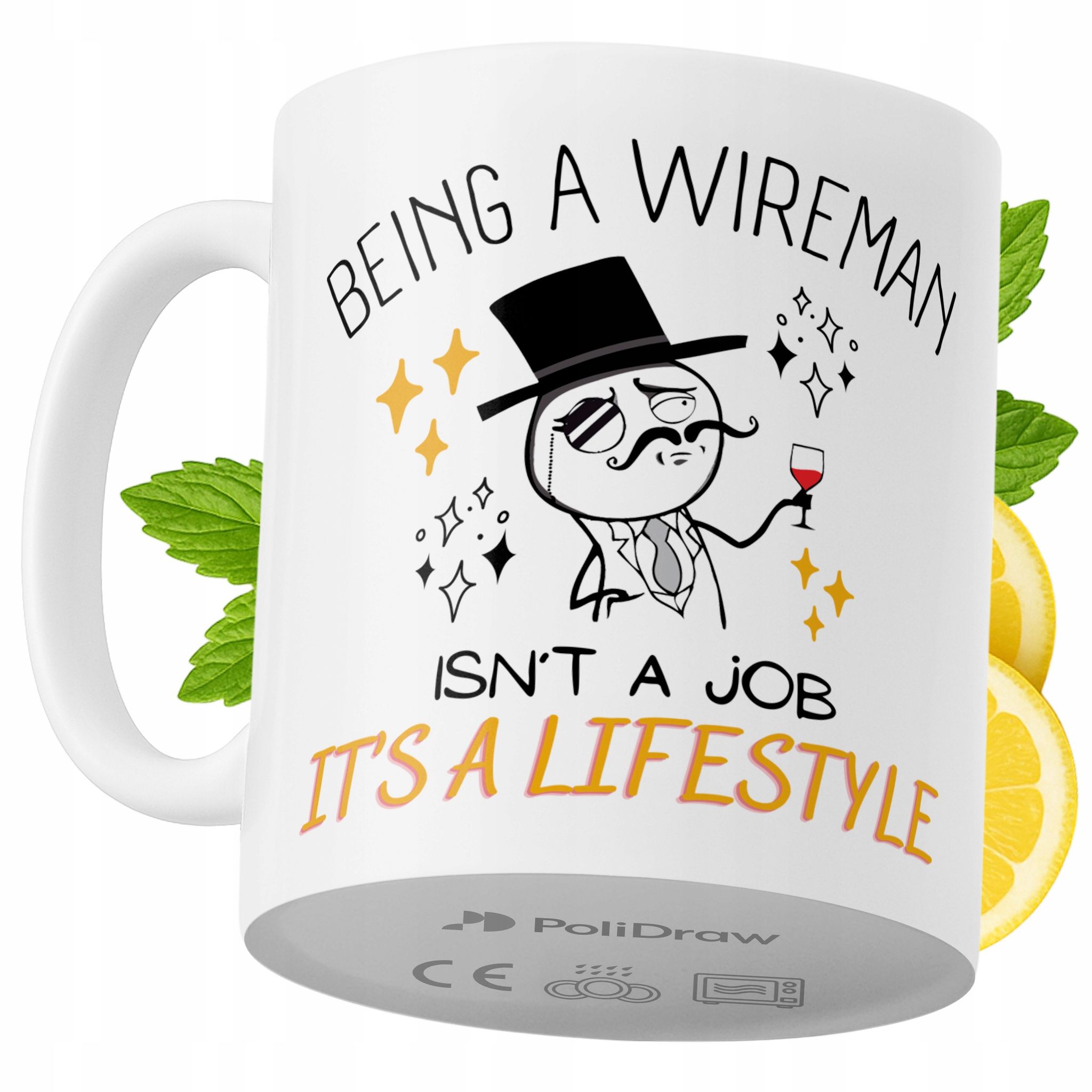 Lustige Tasse Für Elektriker – Kaffee- Oder Teetasse Mit Witzigem Textdesign – Ideal Für Geburtstage, Namenstage, Feiertage Und Besondere Anlässe. Hochwertige Tasse Für Zuhause, Büro Und Arbeit. Farbe