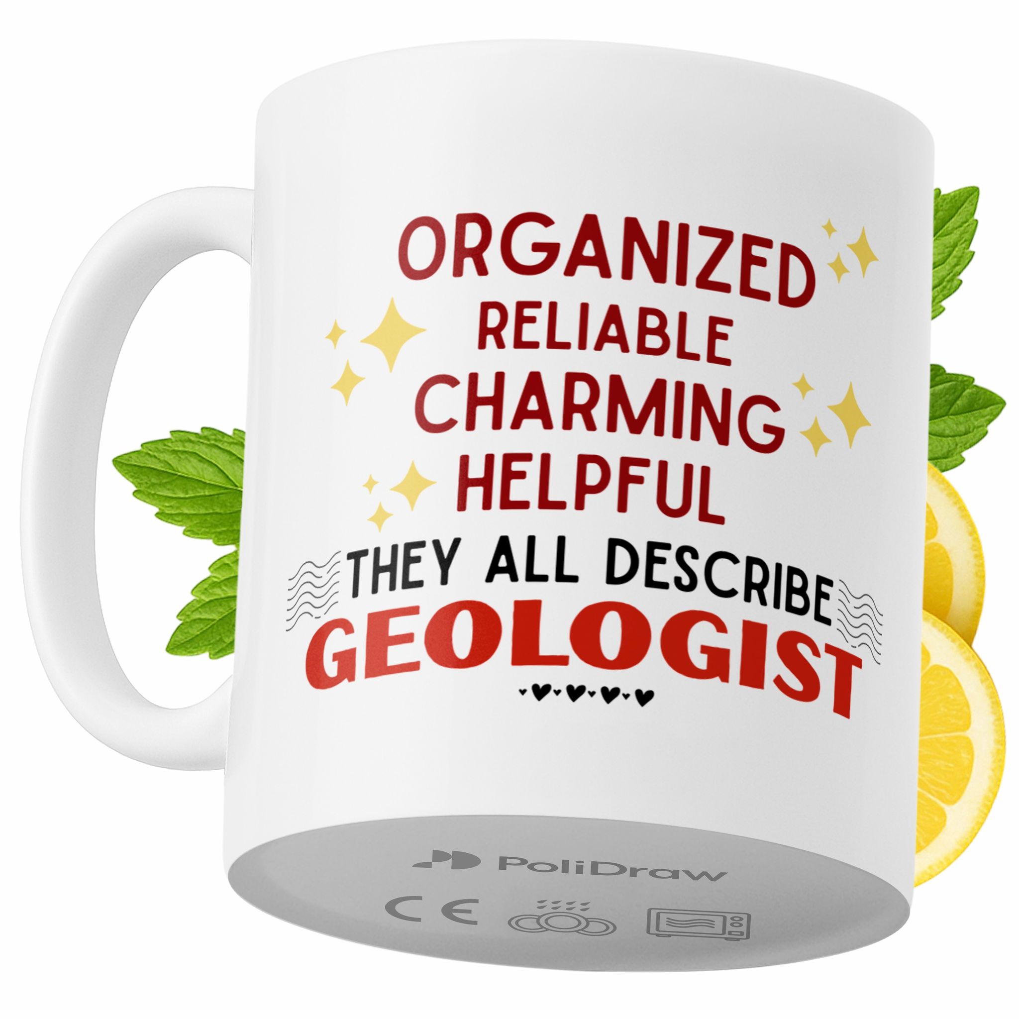 Lustige Kaffeetasse Für Geologen Mit Witzigem Textdesign – Ideal Für Geburtstage, Namenstage, Feiertage Und Besondere Anlässe. Hochwertige Tasse Für Zuhause, Büro Und Arbeit. Farbe: Weiß, 330 Ml.