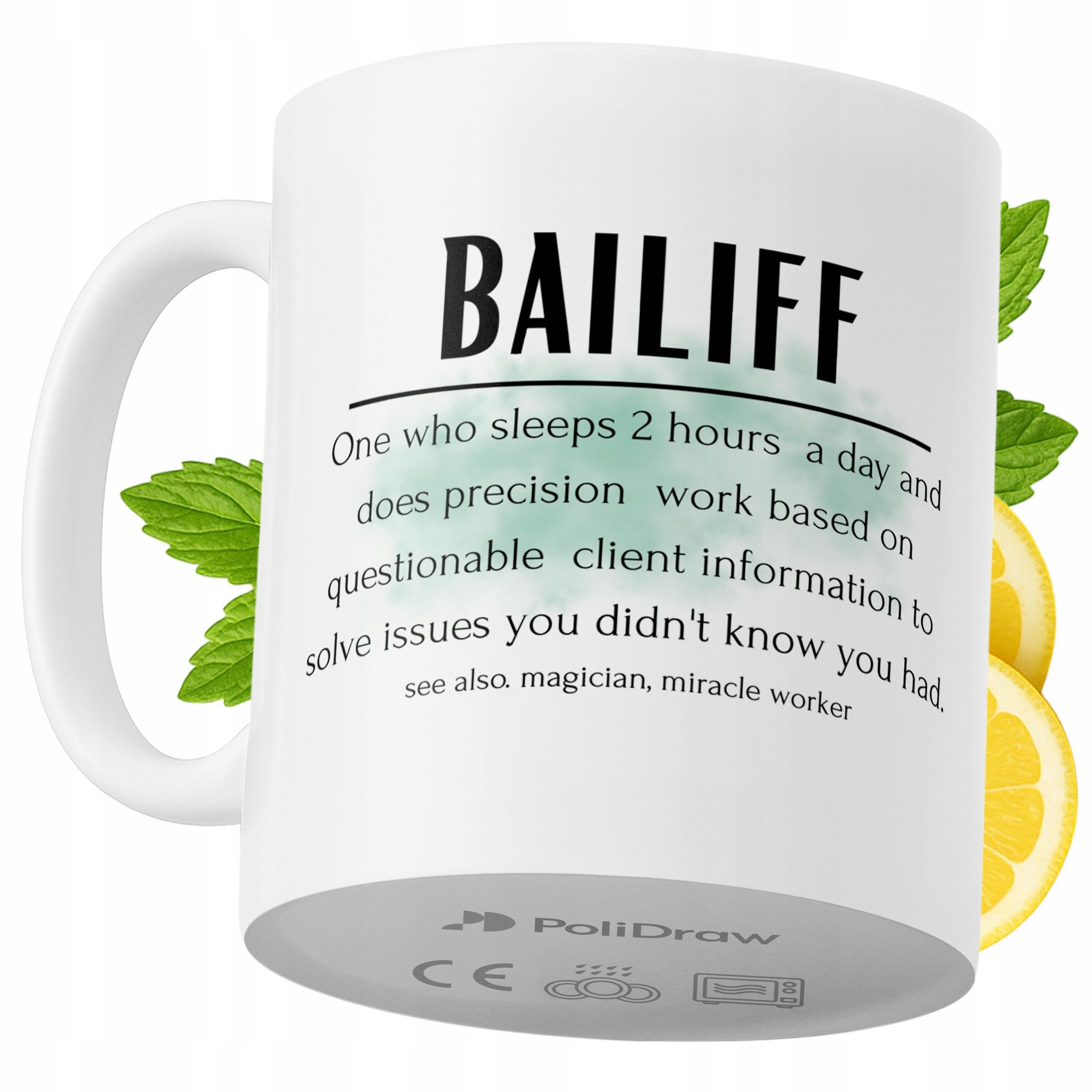 Lustige Tasse Für Gerichtsvollzieher – Kaffee- Oder Teetasse Mit Witzigem Textdesign – Ideal Für Geburtstage, Namenstage, Feiertage Und Besondere Anlässe. Hochwertige Tasse Für Zuhause, Büro Und Arbei