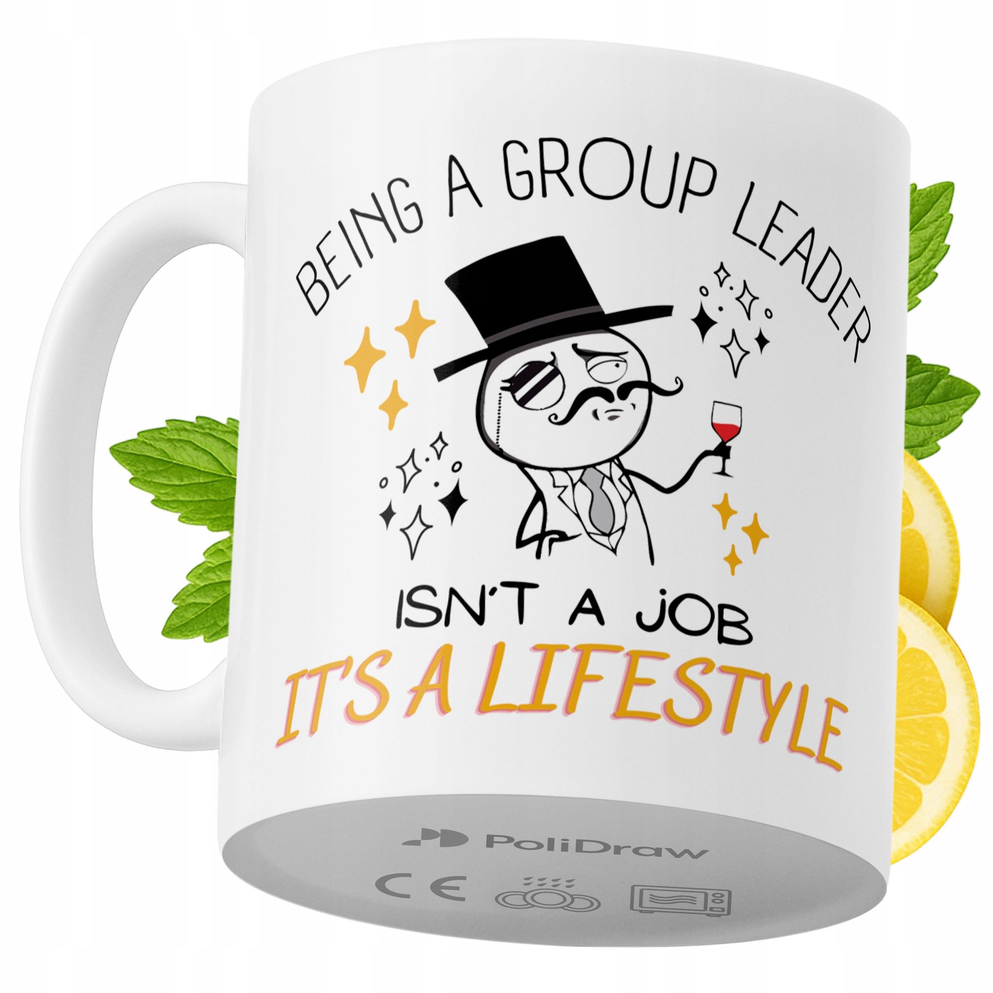 Lustige Kaffeetasse Mit Witzigem Textdesign Für Gruppenleiter – Ideal Für Geburtstage, Namenstage, Feiertage Und Besondere Anlässe. Hochwertige Tasse Für Zuhause, Büro Und Arbeit. Farbe: Weiß, 330 Ml.