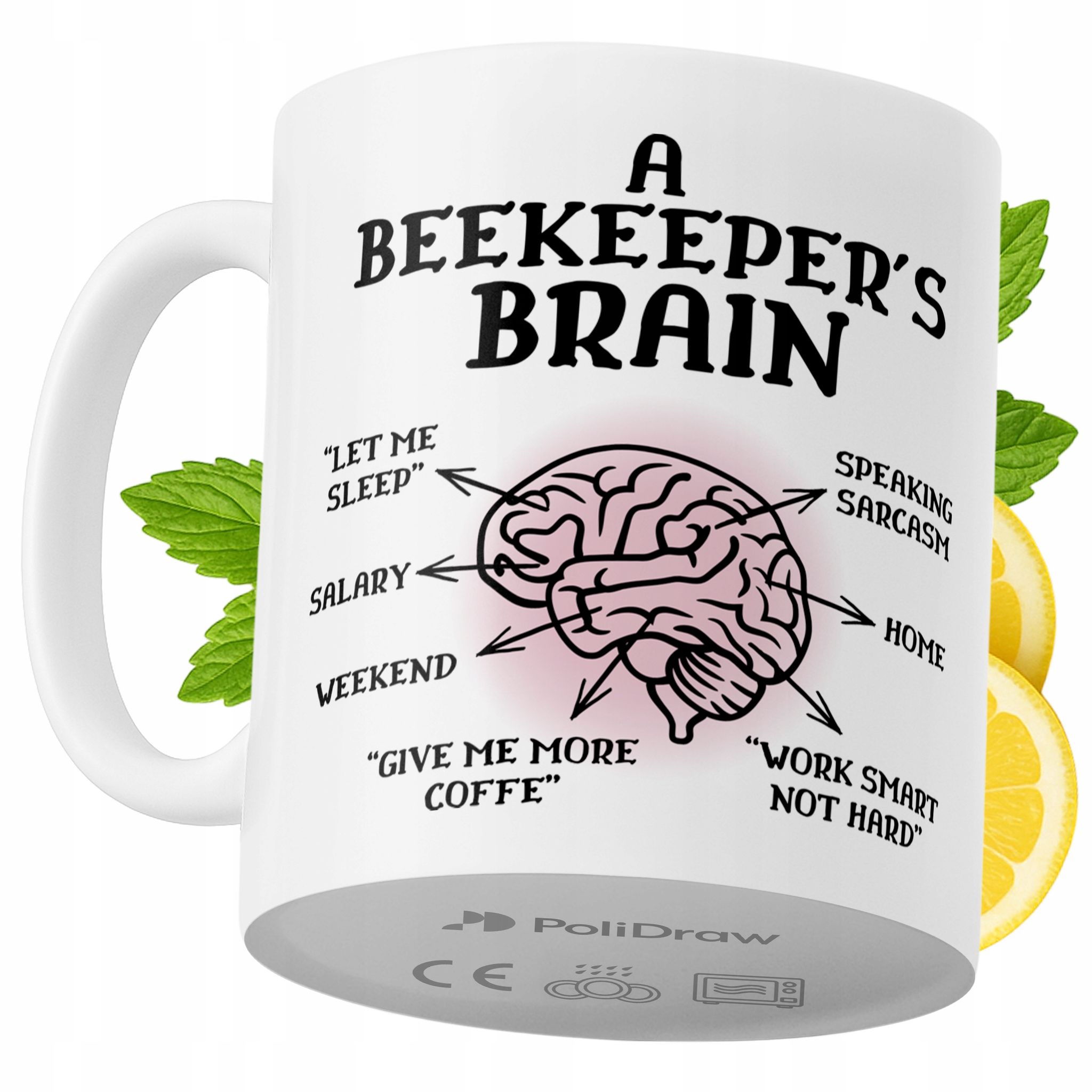 Lustige Tasse Für Imker – Kaffee- Oder Teetasse Mit Witzigem Textdesign – Ideal Für Geburtstage, Namenstage, Feiertage Und Besondere Anlässe. Hochwertige Tasse Für Zuhause, Büro Und Arbeit. Farbe: Wei