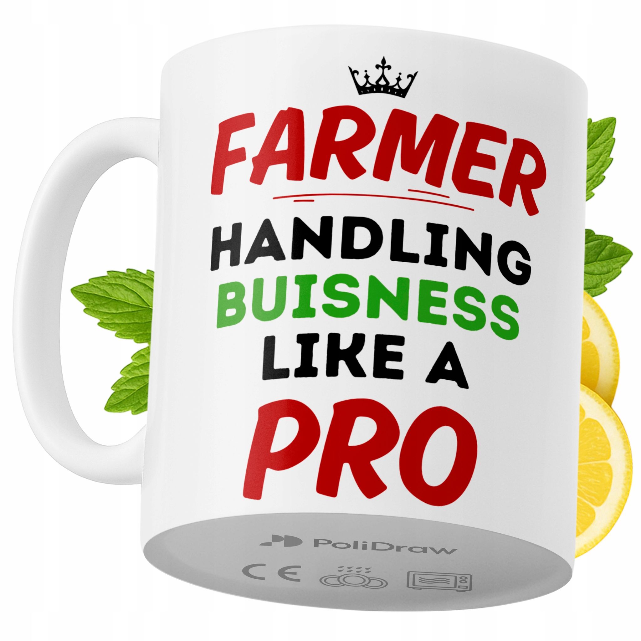Lustige Kaffeetasse Mit Witzigem Textdesign Für Bauern – Ideal Für Geburtstage, Namenstage Und Feiertage. Hochwertige Tasse Für Besondere Anlässe, Ob Zu Hause, Im Büro Oder Bei Der Arbeit. Farbe: Weiß