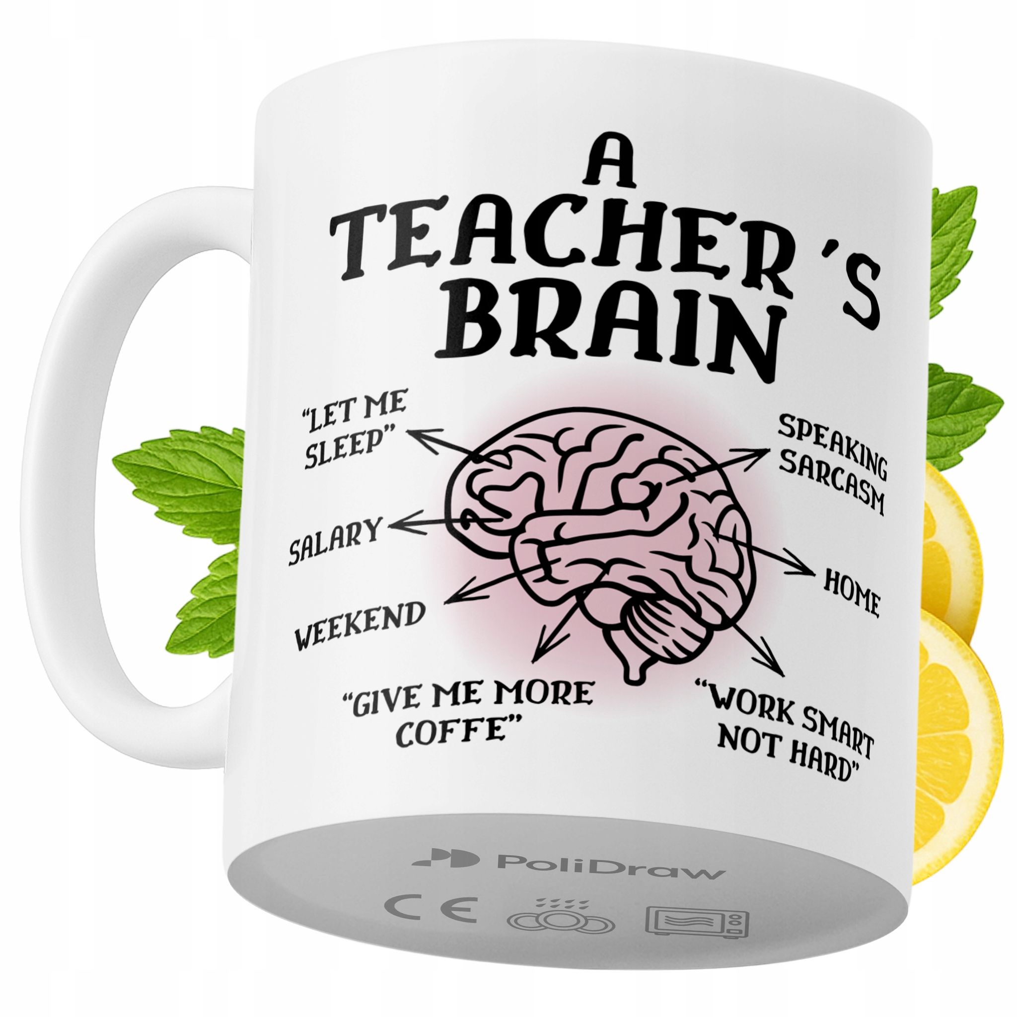 Lustiger Becher Für Lehrer – Kaffee- Oder Teebecher Mit Witzigem Textdesign – Ideal Für Geburtstage, Namenstage, Feiertage Und Besondere Anlässe. Hochwertiger Becher Für Zuhause, Büro Und Arbeit. Farb