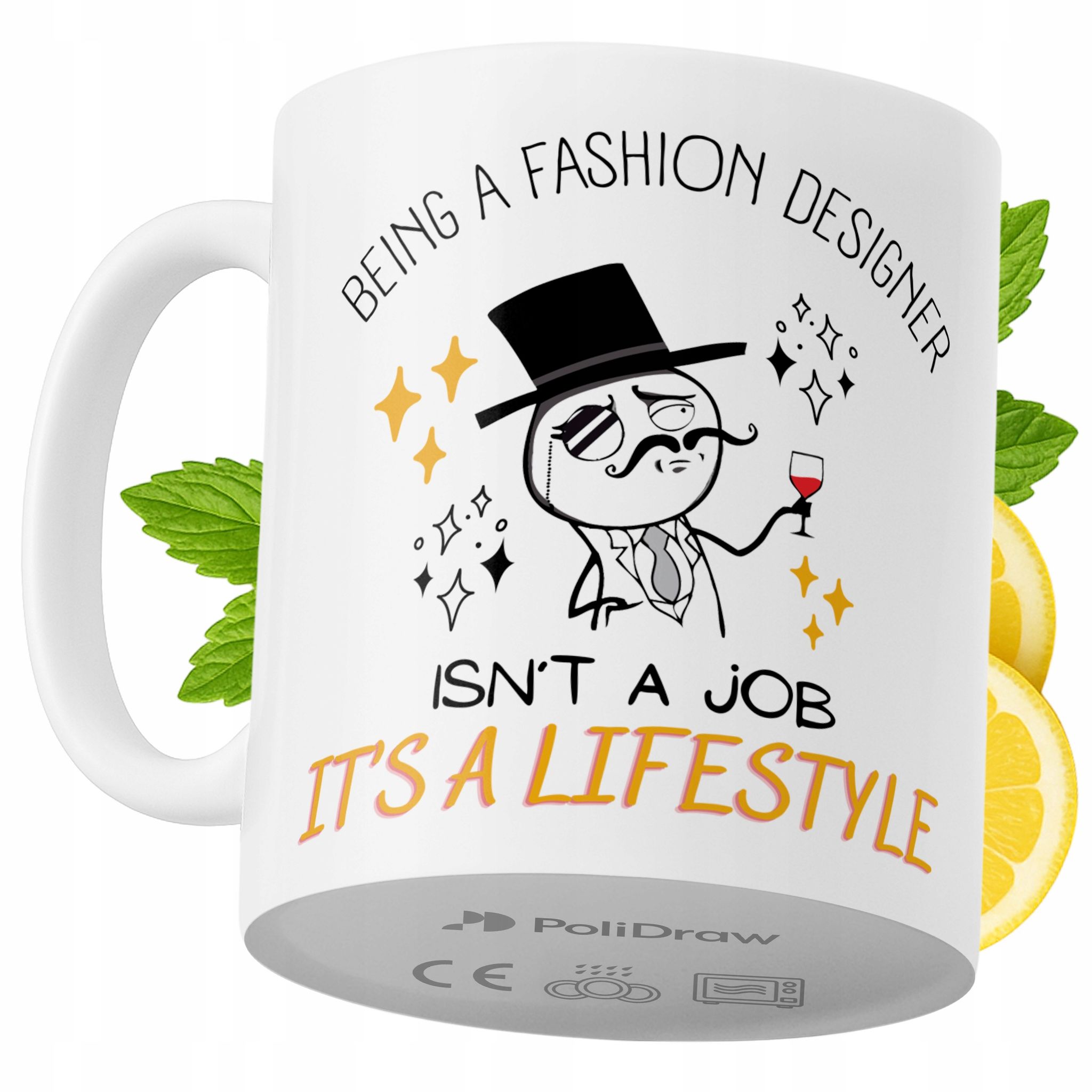 Lustige Kaffee- Oder Teetasse Mit Witzigem Textdesign Für Modedesigner – Ideal Für Geburtstage, Namenstage, Feiertage Und Besondere Anlässe. Hochwertige Tasse Für Zuhause, Büro Und Arbeit. Farbe: Weiß